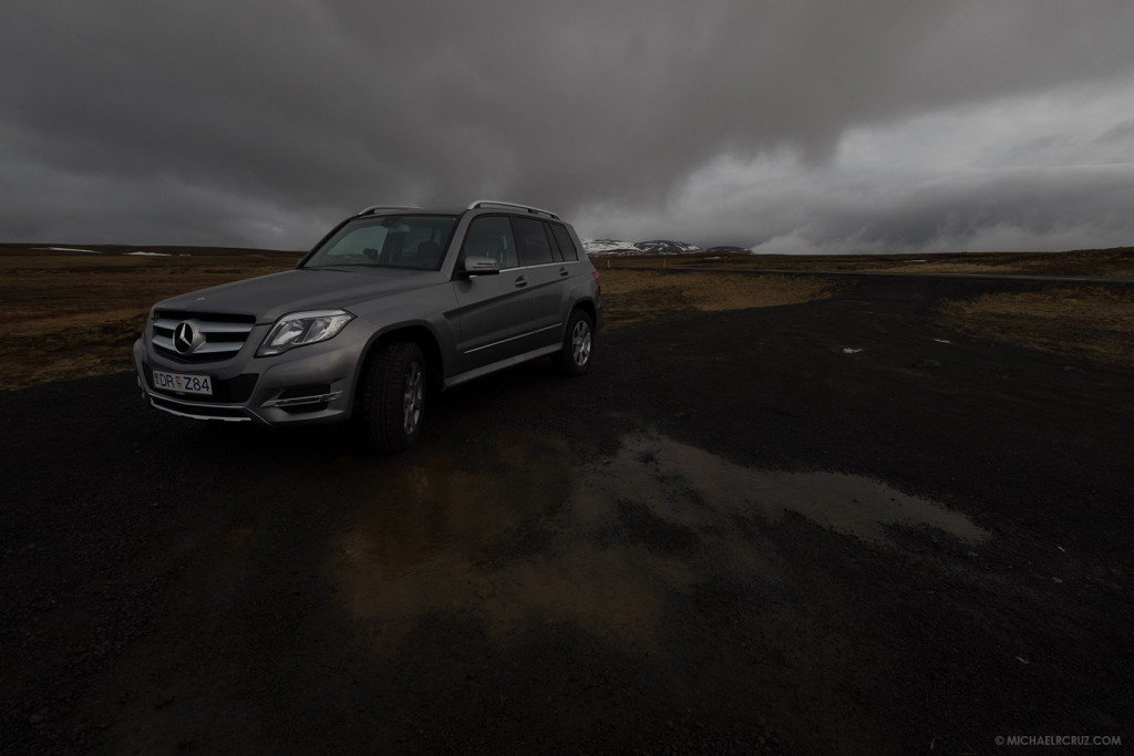 Michael R. Cruz Dubai Photographer Rental Car in Iceland